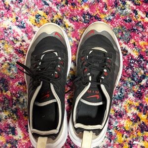 Nike Black and Cream Athletic Shoes